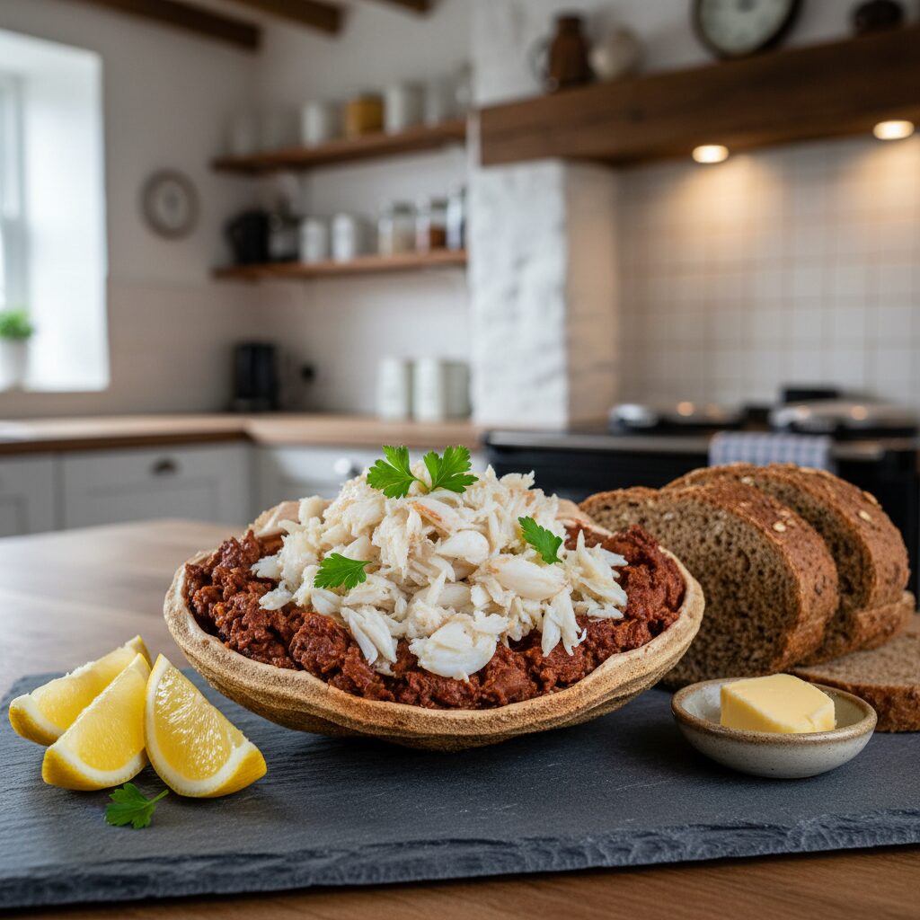 Dressed Pembrokeshire Crab โ West Wales, United Kingdom