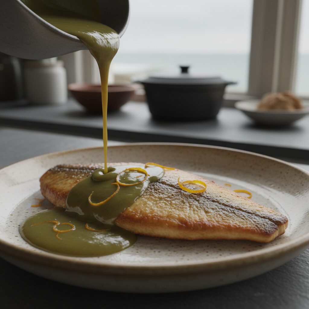 Laverbread and Orange Butter Sauce โ Cardiff and the South Coast, United Kingdom