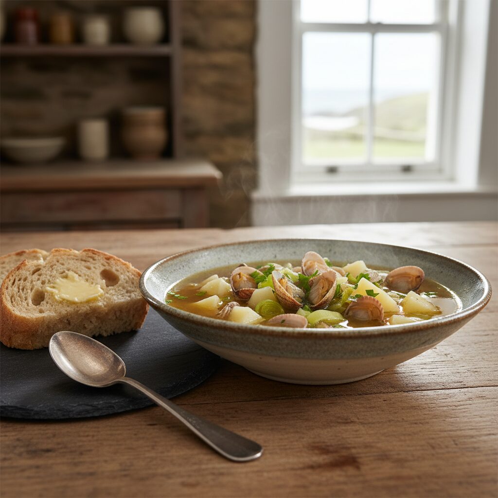 Penclawdd Cockle Broth — Cardiff and the South Coast, United Kingdom