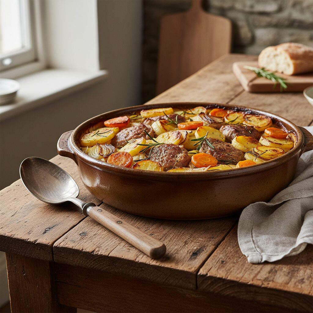 Tatws Popty (Welsh Oven Potatoes with Lamb) โ West Wales, United Kingdom