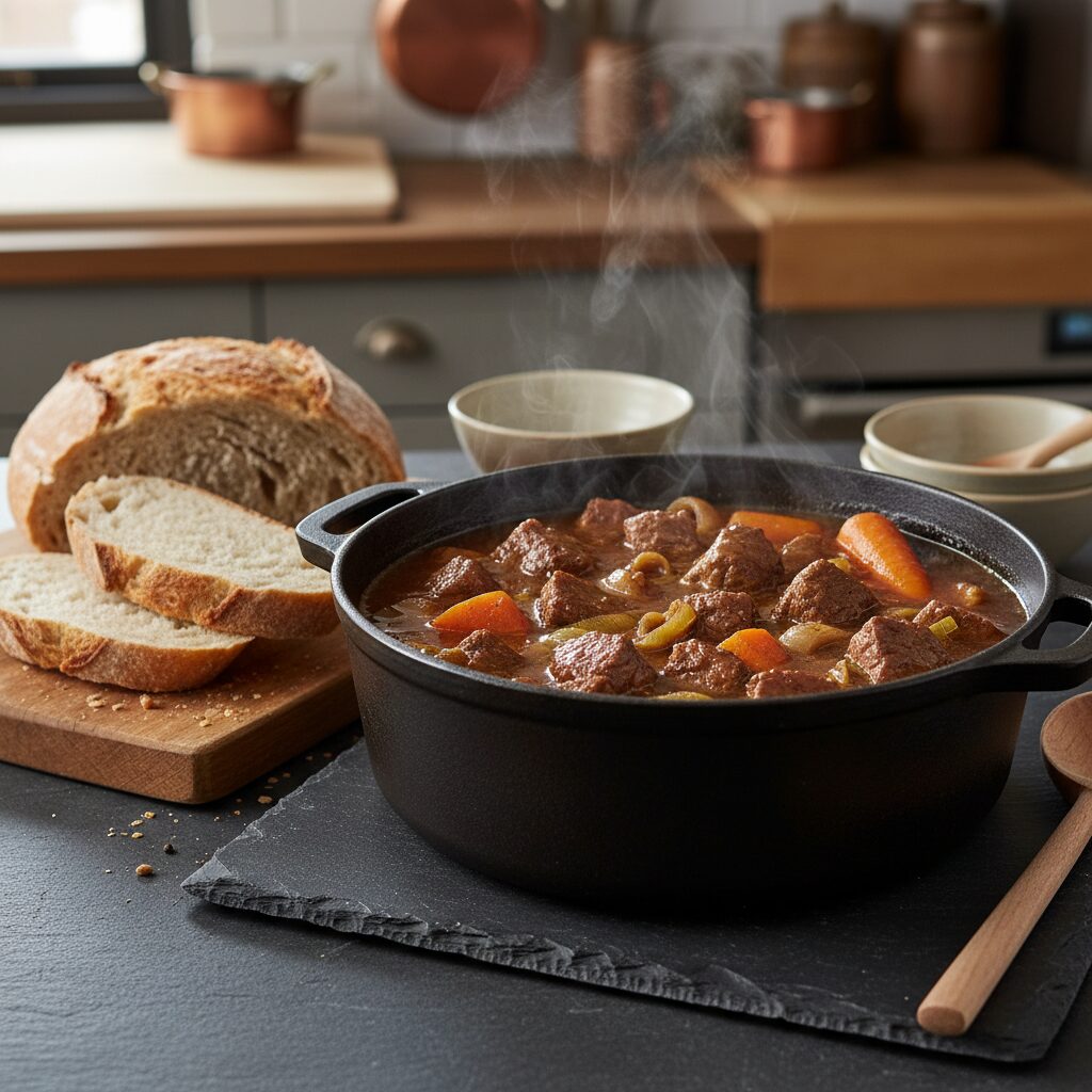 Welsh Black Beef and Ale Stew — Mid Wales, United Kingdom