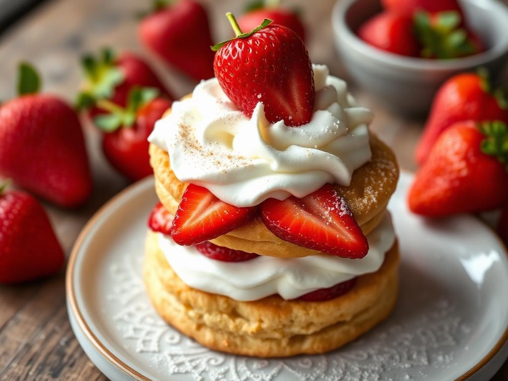Fresh Strawberry Shortcake, Watsonville Style โ California, United States