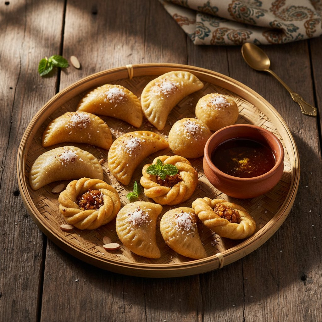 Pithe-Puli — Poush Parbon Rice Dumplings — West Bengal, India