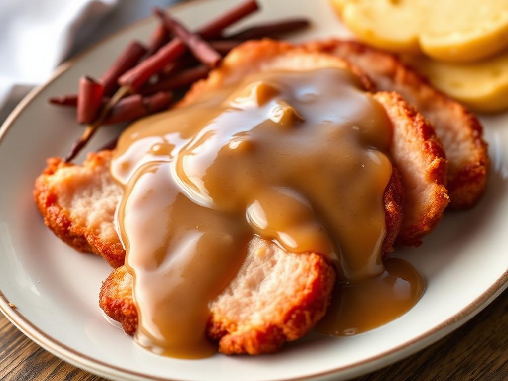 Country Ham with Red-Eye Gravy — West Virginia, United States