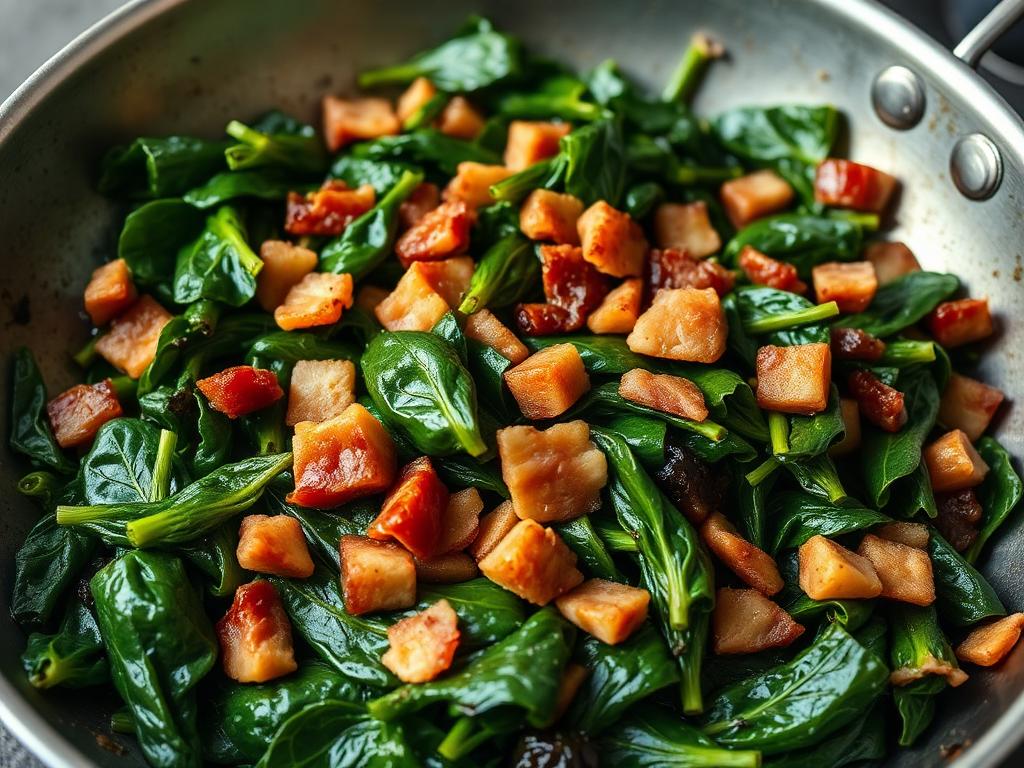 Poke Sallet with Bacon — West Virginia, United States