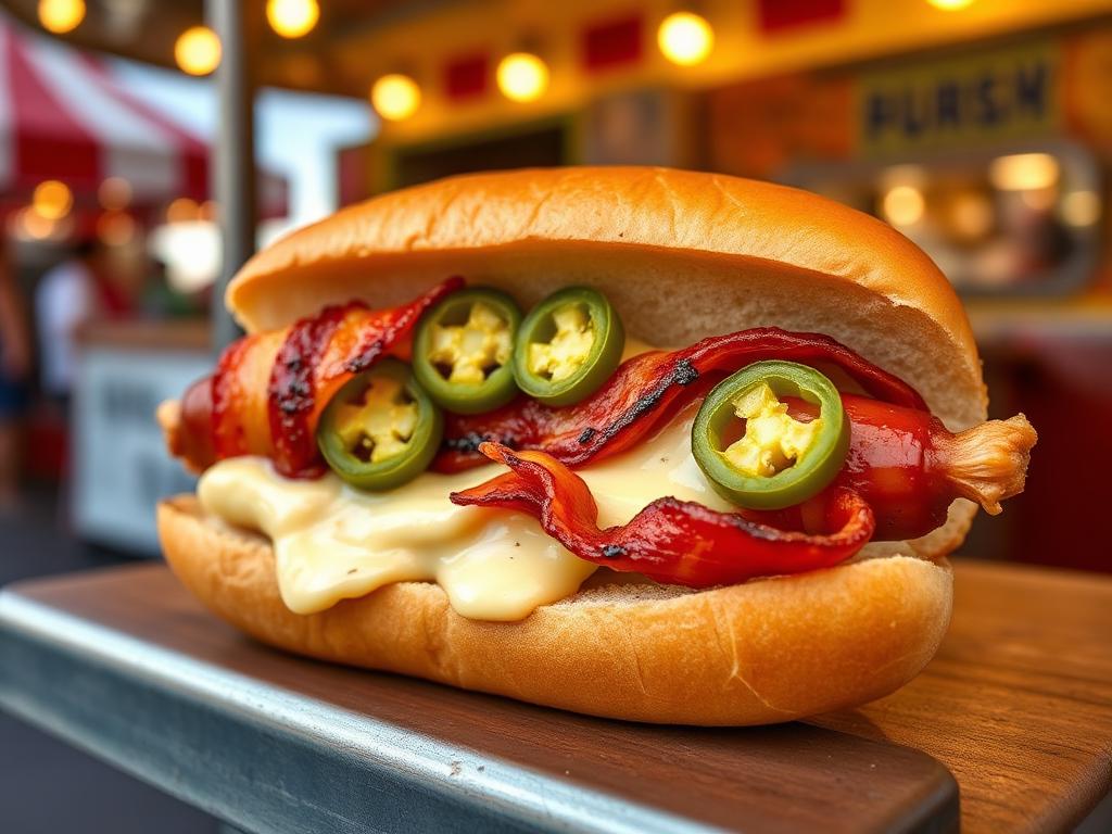 Cream Cheese Stuffed Fair Bratwurst β Wisconsin, United States