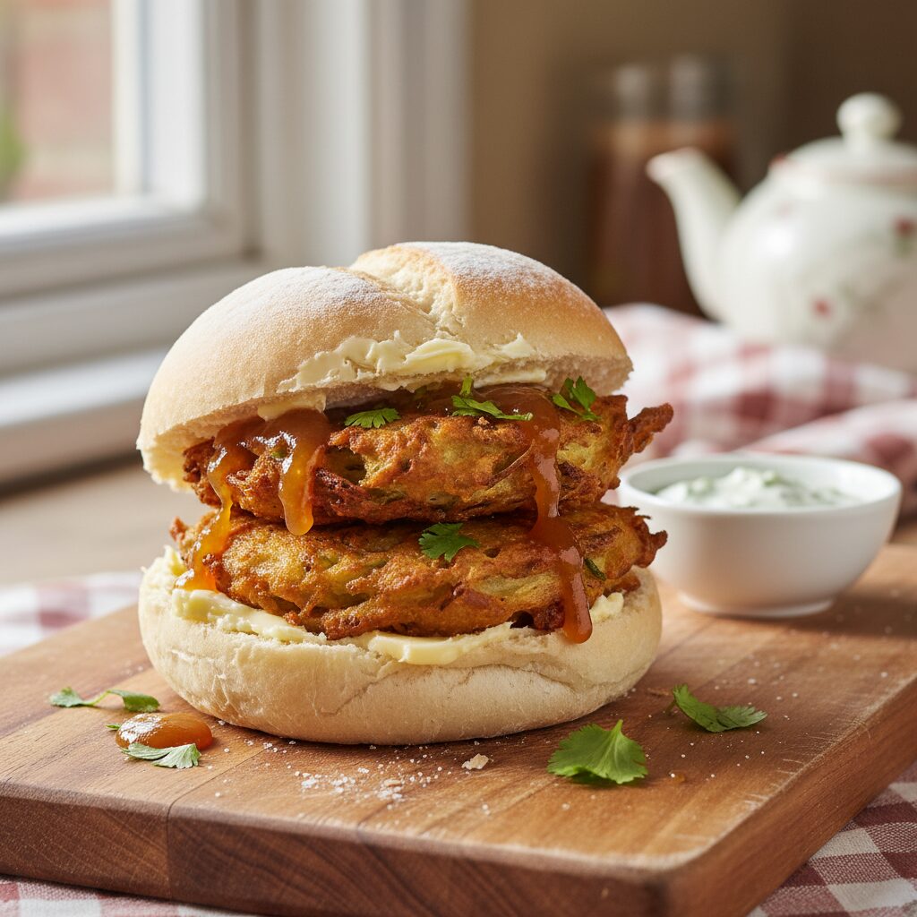 Birmingham Onion Bhaji Cob β West Midlands, United Kingdom