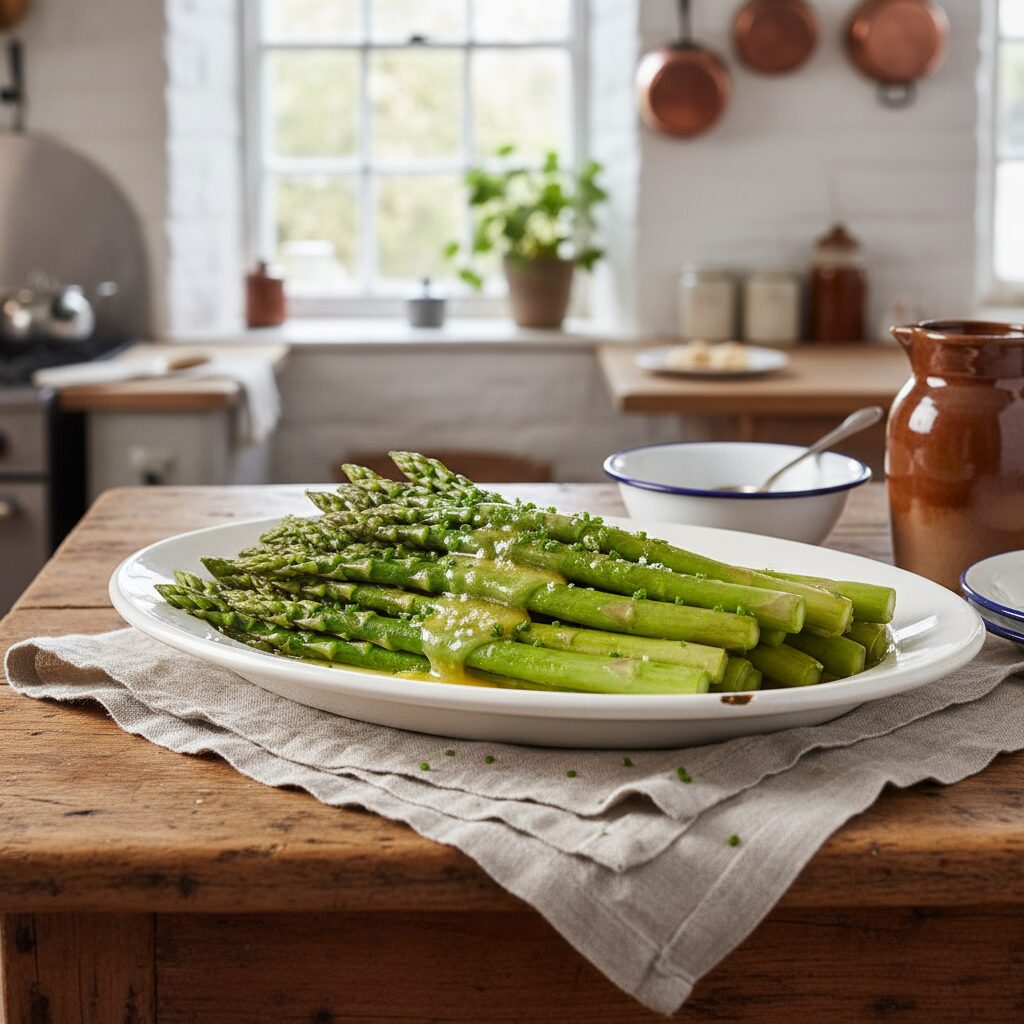 Evesham Asparagus with Butter β West Midlands, United Kingdom