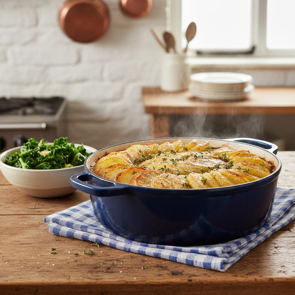 Shropshire Lamb and Leek Hotpot — West Midlands, United Kingdom