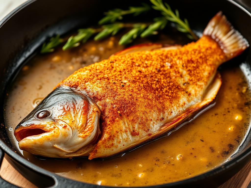 Pan-Fried Yellowstone Cutthroat Trout β Wyoming, United States